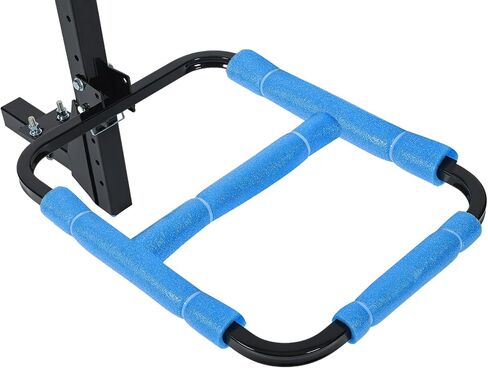 ECOTRIC RV Hitch Mount Kayak Rack Fits up to 12'' Kayaks Vertical Standing Kayak Carrier 2'' Hitch Receiver Height Adjustable 150LBS for RV Truck SUV Heavy Duty Steel in Saudi Arabia