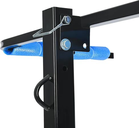 ECOTRIC RV Hitch Mount Kayak Rack Fits up to 12'' Kayaks Vertical Standing Kayak Carrier 2'' Hitch Receiver Height Adjustable 150LBS for RV Truck SUV Heavy Duty Steel in Saudi Arabia