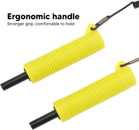 Retractable Ice Pick Stainless Steel Ergonomic Threaded Handle Ice Pick with Comfortable Hard Incisive Tip for Outdoor Rescue Ice Fishing Skiing Hiking in Saudi Arabia