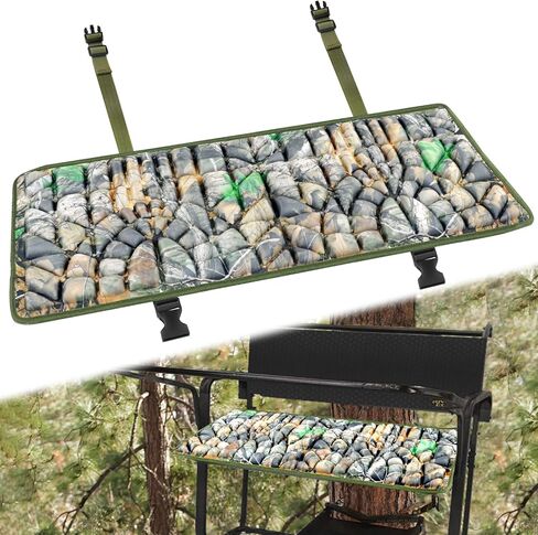 Two Man Tree Stand Seat Cushion, Foldable Memory Foam, Silent Waterproof | Deer Stand Seat Cushion, Waterproof Replacement Pad, Outdoor Hunting, Deer Tree Ladder Stand Accessories, Two Man Seat in Saudi Arabia