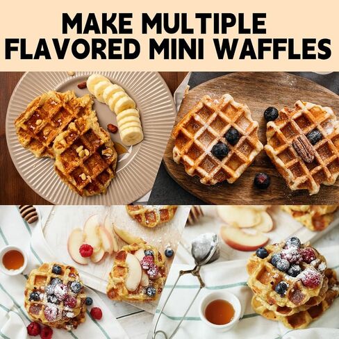 Mini Pancake Maker, Machine Nonstick Small Pancake Maker with Quick Heat-Up Make 8 pcs Pancakes, Pancake Maker for Kids, Just Add Batter, Suitable for Breakfast, Snacks, Desserts (Mini Pancakes Maker) in Saudi Arabia