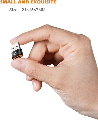 10pack 200W USB C إلى محول USB ، مع شحن سريع ونقل البيانات 480 ميجابايت ، محول USB C لـ Apple Watch Ultra Iwatch Series 8 ، iPhone 16 15 Plus Pro Max ، Black in Kuwait