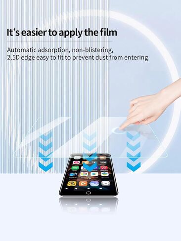 Screen Protector for SWOFY MP3 Player 5-inch Touch Screen Android MP4 MP3 Player, High-definition Scratch Resistant Film,HD Clear, Bubble Free with Easy Installation Kit, 3 Pack. in Saudi Arabia