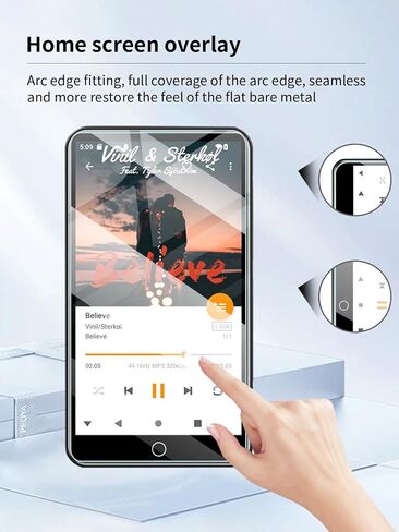 واقي الشاشة لمشغلات Fanvace MP3 & MP4 مع شاشة تعمل باللمس ومكبر صوت 4 بوصات ، فيلم مقاوم للخدش عالي الدقة ، واضحة HD ، خالية من الفقاعات مع طقم التثبيت السهل ، 3 حزمة. in Saudi Arabia