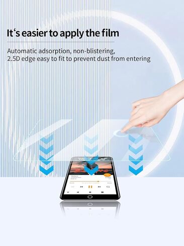 واقي الشاشة لمشغلات Fanvace MP3 & MP4 مع شاشة تعمل باللمس ومكبر صوت 4 بوصات ، فيلم مقاوم للخدش عالي الدقة ، واضحة HD ، خالية من الفقاعات مع طقم التثبيت السهل ، 3 حزمة. in Saudi Arabia