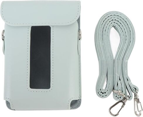 Smartphone Link 3 Printer Carrying Case, PU Leather Case for Link 3 Printer with Adjustable Shoulder Strap, Portable Protective Case for Smartphone Link 3 Printer in Saudi Arabia