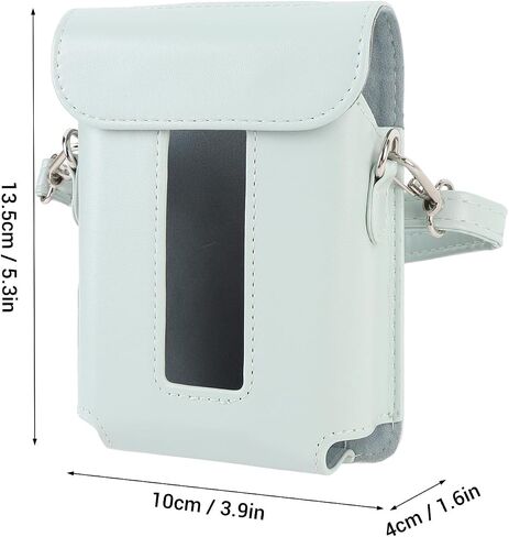 Smartphone Link 3 Printer Carrying Case, PU Leather Case for Link 3 Printer with Adjustable Shoulder Strap, Portable Protective Case for Smartphone Link 3 Printer in Saudi Arabia