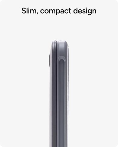 Zagg Slim Book Mini iPad Mini (A17 Pro)/ (Gen 6) حالة لوحة المفاتيح - لوحة مفاتيح قابلة للفصل بلوتوث ومستعصلات وقائية ، ضئيلة ، مضغوطة ، مفصلات مغناطيسية ، زوايا مشاهدة متعددة ، كتابة مريحة in Saudi Arabia