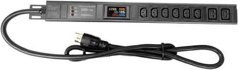 Multi Multi-Meter-Surge Protection PDU ، 240V ، L6-30p ، 30a ، 7200watts ، (6) C13 & (2) C19 Outlets ، Crypto Mining PDU ، Center Data Center PDU ، ASIC/RIGS PDU ، in Saudi Arabia
