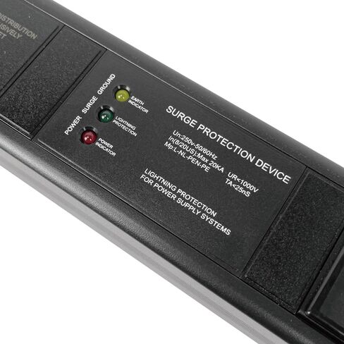 Multi Multi-Meter-Surge Protection PDU ، 240V ، L6-30p ، 30a ، 7200watts ، (6) C13 & (2) C19 Outlets ، Crypto Mining PDU ، Center Data Center PDU ، ASIC/RIGS PDU ، in Saudi Arabia