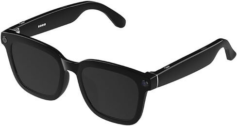 AI Smart Camera Glasses: HD 1080P Video Recording and Photo Taking, Translation, Assistant Conversation, Suitable for Outdoor and Indoor, Cycling, Hiking Travel (Black Sunglasses) in Saudi Arabia