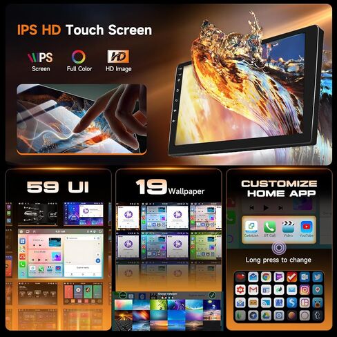 8 Core 6G 128G لـ Toyota Hilux 2015-2020 Radio Android 10 inch الشاشة اللاسلكية اللاسلكية Android Auto و Driauto Car Stereo لترقية Toyota Bluetooth DSP GPS Navigation WiFi FM/RDS كاميرا احتياطية in Kuwait