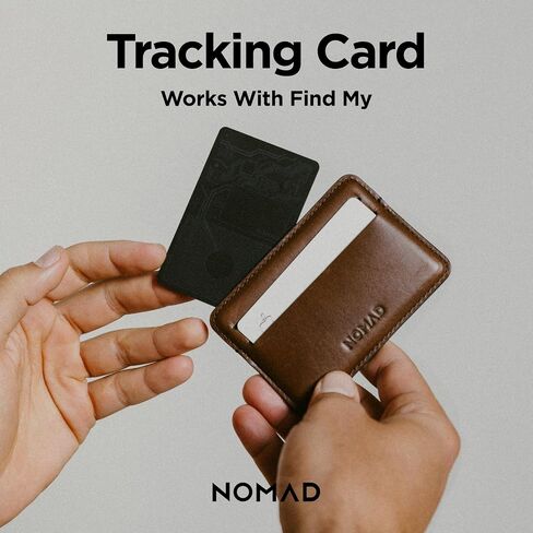 بطاقة تتبع Nomad ، تتبع البطاقات النحيف مع IPX7 مقاوم للماء وإثبات الغبار - تعقب البطاقات للمحفظة والأمتعة وجواز سفر ، 5 أشهر تتبع بطارية طويلة ، قابلة لإعادة الشحن ، متوافقة مع iOS فقط in Kuwait