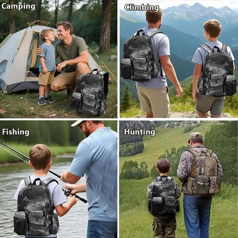 TIANHAOPUJU Camouflage Tactical Backpack for Teen Boys & Men,Water Resistant PVC for Outdoor Hunting Hiking Fishing Travel in Saudi Arabia
