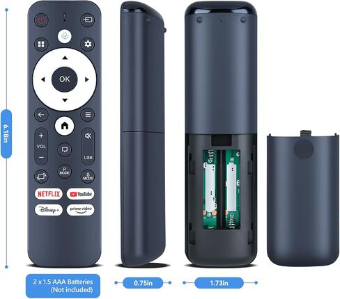 PZL استبدال الصوت التحكم عن بُعد متوافق مع Gaimoo 4K Projector GM600 NTV ، لـ Magcubic HY320 NTV ، من أجل Salange HY320AA Android 13 Smart Projector in Saudi Arabia