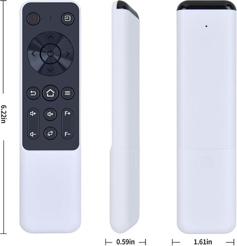 PZL Projector التحكم عن بُعد لـ Vizony RD830 4K FHD ، متوافق مع Happrun JQ820 ، لـ Funflix G1 Mini Portable ، لـ Voplls W-25000L ، لـ VGKE RD828 ، لـ Osenous RD-810 ، لـ Toptro Tr23 Projector in Saudi Arabia