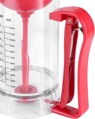 Battery Powered Pancake Waffle Batter Maker Machine, Dispenser with Ergonomic Handle, for Cupcake Making, Premium ABS Material in Saudi Arabia
