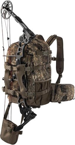 Blisswill Hunting Backpack Day Pack مع حزمة صيد حامل البندقية هدية للرجال (لحاء الصخور) in Kuwait