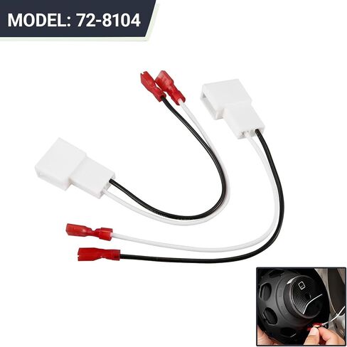 4 PCS DOOR SPEAKER TIRINGER ، 72-8104 كابل سلك مكبر الصوت متوافق مع CAMRY COROLLA TACOMA TUNDRA SCION PONTIAC SPEALER in Saudi Arabia