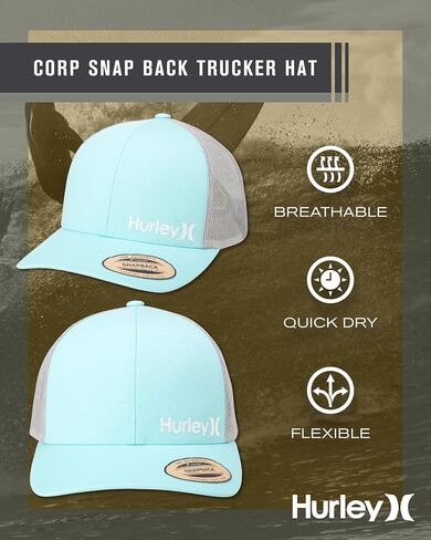 قبعة هيرلي الرجالية - قبعة سائق الشاحنة Corp Snap Back in Kuwait