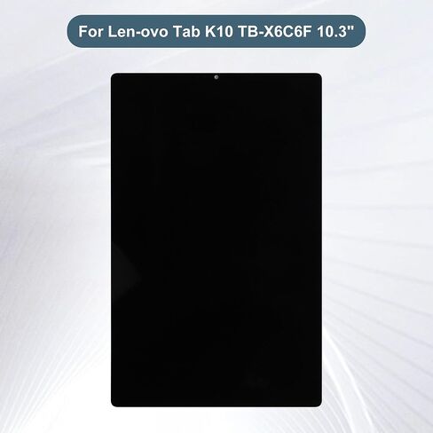 الاستبدال LCD Display Touch Screen Digitizer Assembly متوافق مع Lenovo Tab K10 TB-X6C6F 10.3 "مع أدوات （أسود） in Kuwait