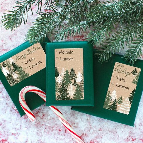 Snowman Kraft Paper Christmas Gift Tag Stickers – 75 Labels - Snowman Peel and Stick Gift Wrap Tags – Let it Snow Self Adhesive Holiday Wrapping Paper Stickers in Saudi Arabia