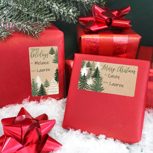 Snowman Kraft Paper Christmas Gift Tag Stickers – 75 Labels - Snowman Peel and Stick Gift Wrap Tags – Let it Snow Self Adhesive Holiday Wrapping Paper Stickers in Saudi Arabia
