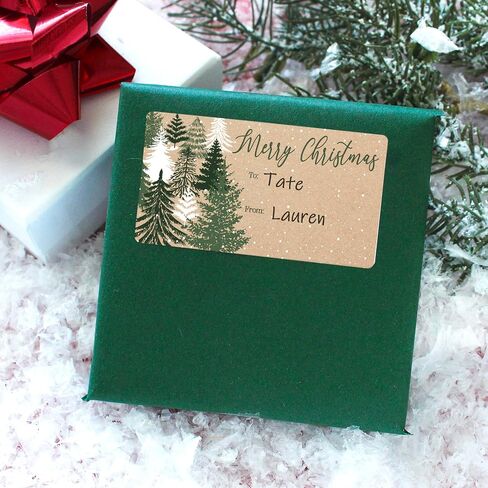 Snowman Kraft Paper Christmas Gift Tag Stickers – 75 Labels - Snowman Peel and Stick Gift Wrap Tags – Let it Snow Self Adhesive Holiday Wrapping Paper Stickers in Saudi Arabia