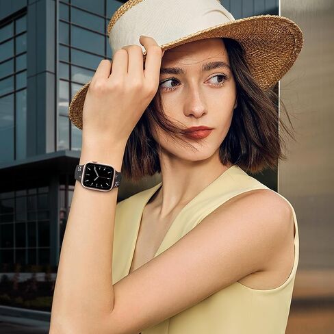 نطاقات محفورة الأزهار متوافقة مع Apple Watch Band 41mm 40mm 44mm 45mm 42mm 38mm 46mm 49mm للنساء ، حزام Sport Sport Soft Flower Flower لطيف لـ IWatch Series SE 10 9 8 7 5 4 3 2 1 in Kuwait