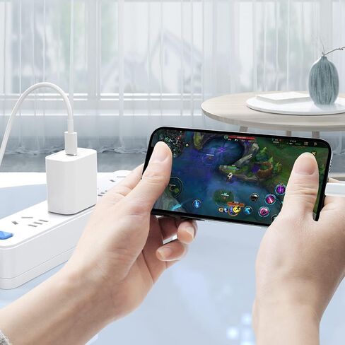 USB C Charger iPhone Charger Fast Charging 3Pack 20W Type C Clost Cloch Wall Charger مع 6 قدمًا من كبل الشاحن USB C المتوافق مع iPhone 14Pro/13 Pro/12/12 PRO MAX/11/XS MAX/XS/XR/X/8 in Kuwait