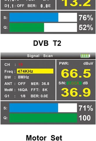 VF-6800P Satellite Meter Support DVB-T2/DVB S2/DVB C Combo SAT Meter لمستقبل التلفزيون DVD T2 in Saudi Arabia