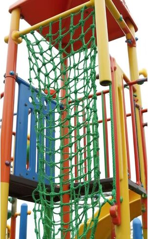 شبكة التسلق الشاقة للأطفال والكبار سعة 600 رطل ، (3 أقدام و 6 أقدام) ، حبل البوليستر المتميز مع شبكة أمان سمك 0.47 بوصة للملاعب ، الشرفات in Kuwait