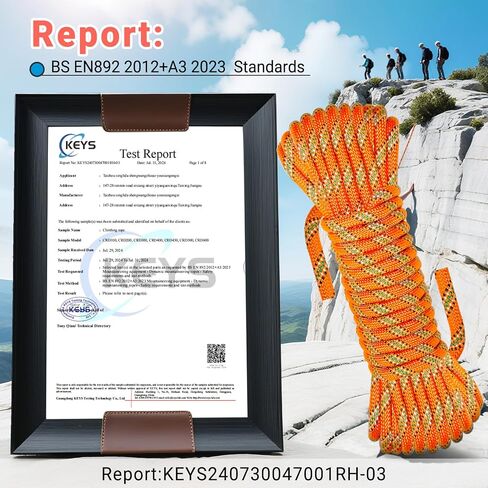 10.5mm Climbing Rope,Static Rock Climbing Rope for Escape Rope Ice Climbing Equipment Fire Rescue Parachute in Kuwait