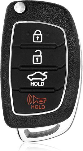استبدال لعام 2015 2016 2017 Hyundai Sonata Key FOB التحكم عن بعد TQ8-RKE-4F16 4 أزرار 433MHz in Kuwait