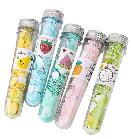 5 Boxes Multicolor Portable Disposable Paper Soap Confetti Sheets Soap Flakes for Washing Hand Cleansers Care Bath Toiletry Bathing in Saudi Arabia