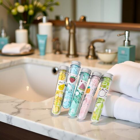 5 Boxes Multicolor Portable Disposable Paper Soap Confetti Sheets Soap Flakes for Washing Hand Cleansers Care Bath Toiletry Bathing in Saudi Arabia