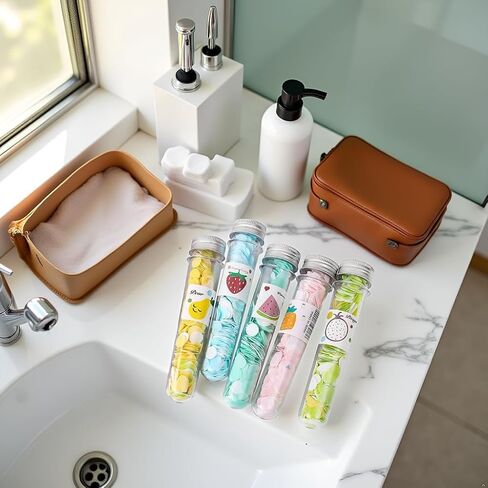 5 Boxes Multicolor Portable Disposable Paper Soap Confetti Sheets Soap Flakes for Washing Hand Cleansers Care Bath Toiletry Bathing in Saudi Arabia