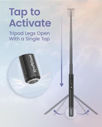 KraftGeek Magnetic Phone Tripod for iPhone, JustTap Tripod for MagSafe in Saudi Arabia