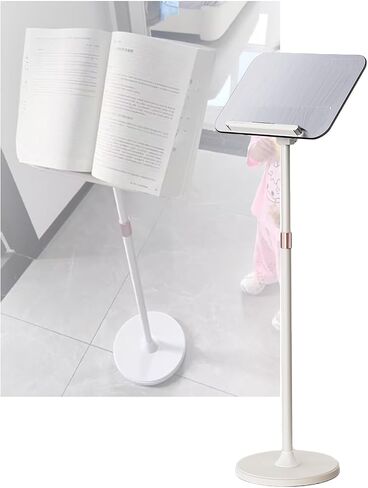 Adjustable Floor Book Stand for Heavy Textbooks and Cookbooks, Sturdy Design for Easy Reading and Studying in Saudi Arabia
