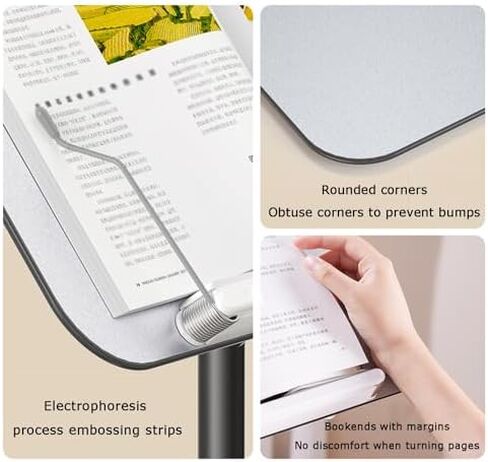 Adjustable Floor Stand for Sheet Music, Recipes, and Textbooks, Height Adjustable from 930 to 1400mm in Saudi Arabia