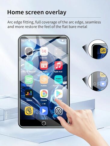 Screen Protector for SWOFY M503 Pro 4.0-inch Touch Screen Android MP4 MP3 Player, High-definition Scratch Resistant Film,HD Clear, Bubble Free with Easy Installation Kit, 3 Pack. in Saudi Arabia