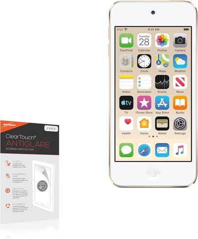 BoxWave Screen Protector Compatible with Apple iPod Touch (7th Gen 2019) - ClearTouch Anti-Glare (2-Pack), Anti-Fingerprint Matte Film Skin in Saudi Arabia