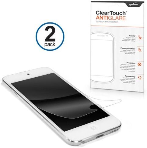 BoxWave Screen Protector Compatible with Apple iPod Touch (7th Gen 2019) - ClearTouch Anti-Glare (2-Pack), Anti-Fingerprint Matte Film Skin in Saudi Arabia