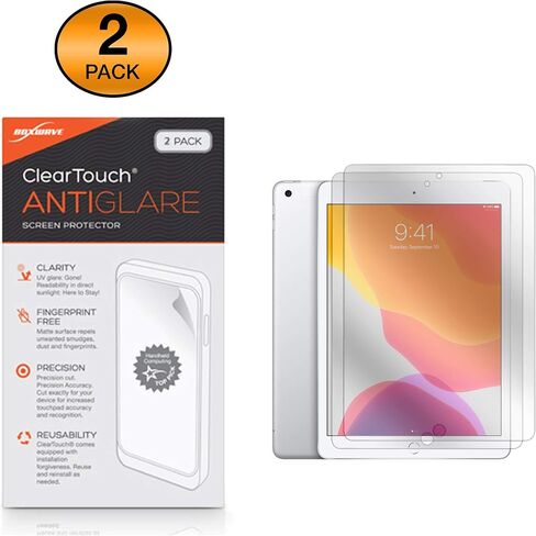 BoxWave Screen Protector Compatible with Apple iPod Touch (7th Gen 2019) - ClearTouch Anti-Glare (2-Pack), Anti-Fingerprint Matte Film Skin in Saudi Arabia