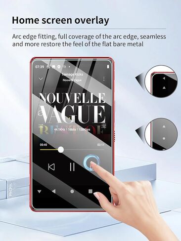 واقي الشاشة لـ Swofy M503Pro MP3 Player 4 بوصة لمشغل الموسيقى ، فيلم مقاوم للخدش عالي الدقة ، واضحة HD ، وخالية من الفقاعات مع مجموعة التثبيت السهلة ، 3 عبوات. in Saudi Arabia