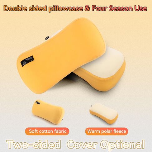 HIKEMAN Camping Memory Foam Pillow - Ultralight Washable Camping Essentials Backpacking Travel Pillow for Outdoor Camp, Sport, Airplanes, Hiking(Grey) in Kuwait