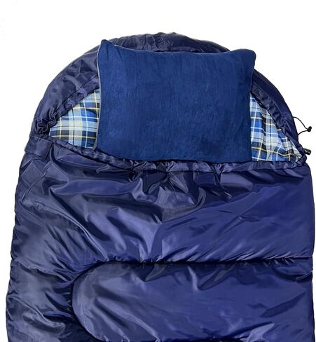 Camping Pillow for Travel Backpacking Hammock Outdoor Sleeping, Shredded Small Memory Foam Pillow with Removable Cover for Deployment, Airplane and Car Trips, Navy in Kuwait