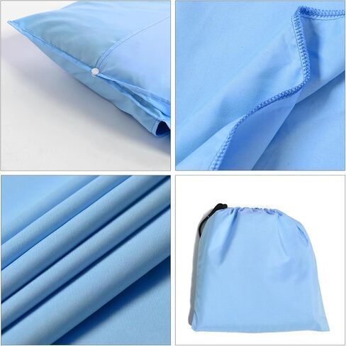 Wind Tour Sleeping Bag Liner Adult Sleep Sack Lightweight Portable Travel Sheets for Hotel Double Sleeping Bag Liners for Camping Backpacking Hotels in Kuwait