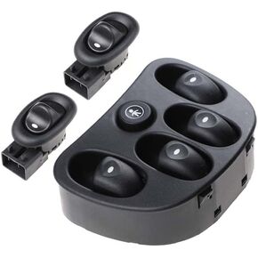 Car Auto Accessorie Master + مفاتيح نافذة الطاقة الخلفية/ملائمة لـ Holden Commodore VT VX 97-02 92047005 92105254 (أزراران) in Kuwait