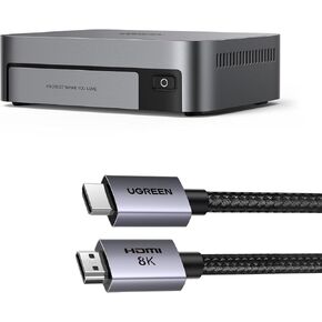 UGREEN NASync DXP480T Plus 4 Bay All-Flash SSD NAS Bundle with 6.6FT 8K HDMI Cable Certified in Saudi Arabia